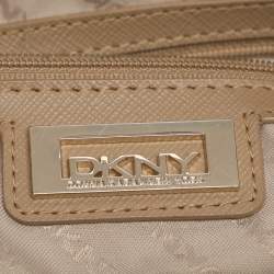 Pre Owned DKNY Purple Saffiano Leather Satchel