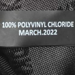 Pre Owned DKNY Black Signature Coated Canvas Chain Satchel