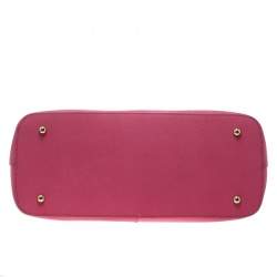 Pre Owned DKNY Pink Leather Dome Satchel