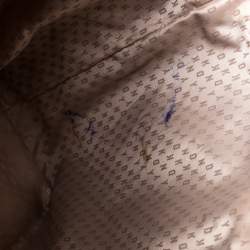 Pre Owned Dkny Dark Beige Leather Tote