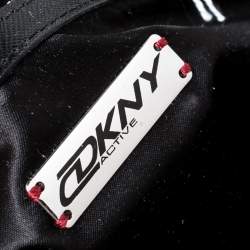 حقيبة DKNY  جلد و PVC  أبيض/أحمر بالشعار