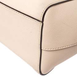 Pre Owned Dkny Beige Leather Tote