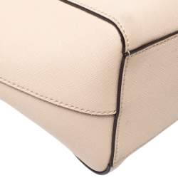 Pre Owned Dkny Beige Leather Tote