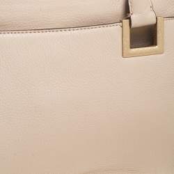 Pre Owned Dkny Beige Leather Satchel