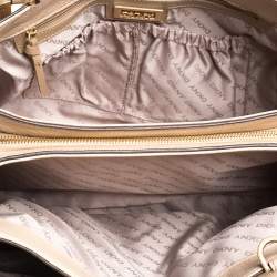 Pre Owned Dkny Beige Leather Satchel