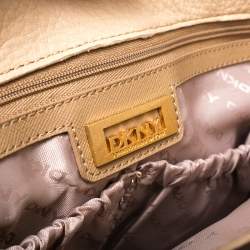 Pre Owned Dkny Beige Leather Satchel