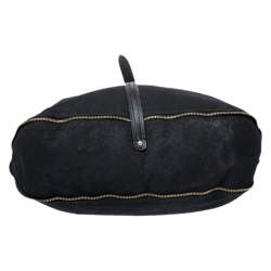 Pre Owned DKNY Black Signature Canvas and Leather Shoulder Bag