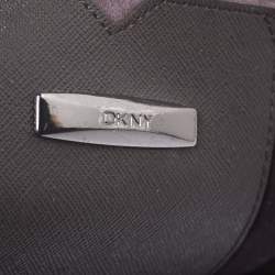 Pre Owned Dkny Brown Pleated Leather Satchel