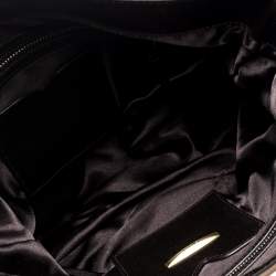 Pre Owned DKNY Beige/Tan Monogram Canvas and Leather Shoulder Bag