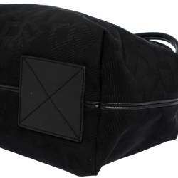 Pre Owned Dkny Black Canvas and Leather Satchel