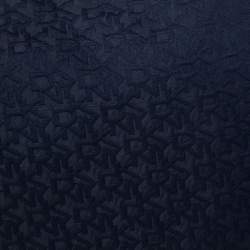 Pre Owned DKNY Blue/Brown Signature Canvas and Croc Embossed Leather Hobo