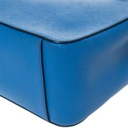 Pre Owned Dkny Blue Leather Tote