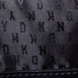 Pre Owned حقيبة كتف دي كيه إن واي "كاميل" دوم جلد أسود