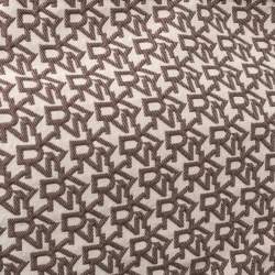 Pre Owned حقيبة هوبو دي كيه إن واي جلد و كانفاس مطب وع شعار الماركة بيج و بني