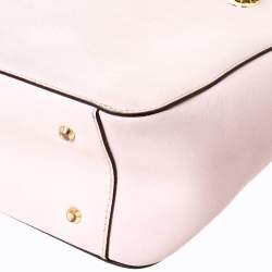 Pre Owned Dkny Pink Leather Bryant Park Chain Tote