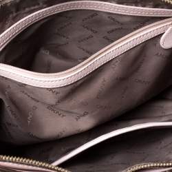 Pre Owned Dkny Pink Leather Bryant Park Chain Tote