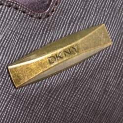 Pre Owned Dkny Beige Quilted Leather Studded Hobo