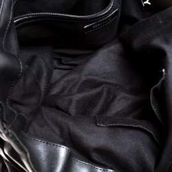 Pre Owned حقيبة يد دي طيه إن واي سلسلة جلد كرانيش أسود