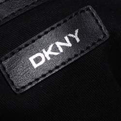 Pre Owned حقيبة يد دي طيه إن واي سلسلة جلد كرانيش أسود