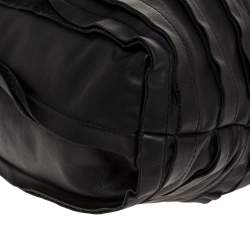 Pre Owned حقيبة يد دي طيه إن واي سلسلة جلد كرانيش أسود