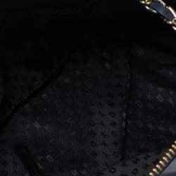 Pre Owned Dkny Blue Leather Camille Chain Shoulder Bag