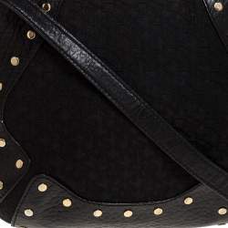 Dkny Black Canvas and Leather Crossbody Bag