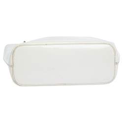 Dkny White Patent Leather Chain Tote