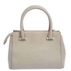 Pre Owned حقيبة يد دي كيه أن واي "دونا كاران" صغيرة جلد بيج فاتح