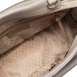 Pre Owned حقيبة يد دي كيه أن واي "دونا كاران" صغيرة جلد بيج فاتح