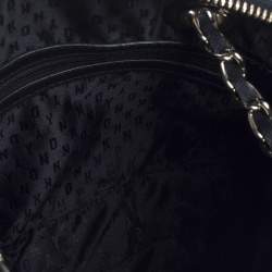 مملوكة مس بقًا حقيبة كتف دي كيه إن واي "كاميليا" دوم جلد أسود