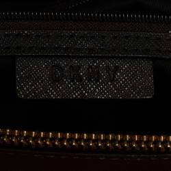 Pre Owned حقيبة يد دي كيه إن واي "بريانت بارك" سلسلة جلد بني