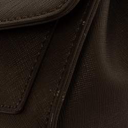 مملوكة مسبقًا حقيبة يد دي كيه إن واي "بريانت بارك" يد علوية جلد بني