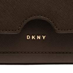 مملوكة مسبقًا حقيبة يد دي كيه إن واي "بريانت بارك" يد علوية جلد بني