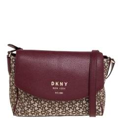 dkny burgundy purse