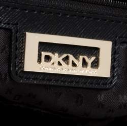 Pre Owned DKNY Green Leather Chelsea Top Zip Satchel