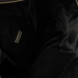 Pre Owned Dkny Beige/Red Signature Canvas and Leather Zip Tote