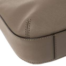 Pre Owned حقيبة كتف دي كي إن واي جلد بني