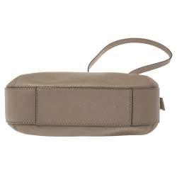 Pre Owned حقيبة كتف دي كي إن واي جلد بني