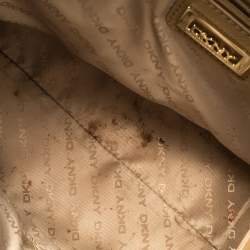 Pre Owned Dkny Blue Leather Chelsea Satchel