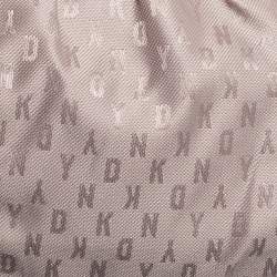 Pre Owned Dkny Red Leather Double Zip Tote