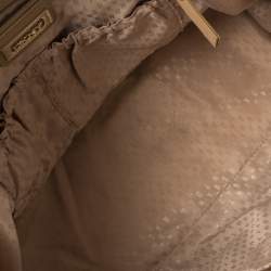 مملوكة مسبقًا DKNY Tan Leather Bryant Park Zip Tote