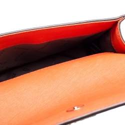 مملوكة مسبقًا DKNY Orange Leather Bryant Park Crossbody Bag