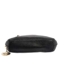 Pre Owned Dkny Black Leather Camille Dome Shoulder Bag