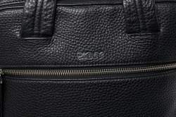 Pre Owned DKNY Black Grain Leather Two Way Backpack