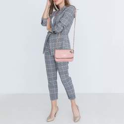 مملوكة مسبقًا DKNY Pink Leather Bryant Park Flap Crossbody Bag