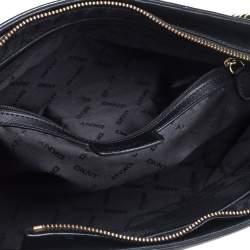 Pre Owned Dkny Black Leather Chain Tote