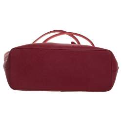 Pre Owned DKNY Red Leather Dona Karan Tote