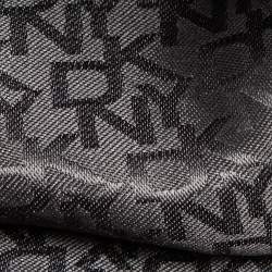 Pre Owned DKNY Monogram Canvas and Leather Double Zip Tote