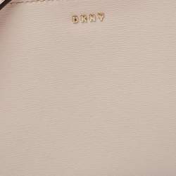 Pre Owned DKNY Pink Leather Bryant Dome Crossbody Bag