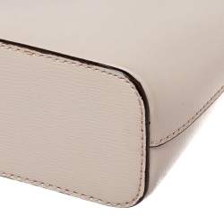 Pre Owned DKNY Pink Leather Bryant Dome Crossbody Bag